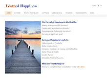 Tablet Screenshot of learnedhappiness.net